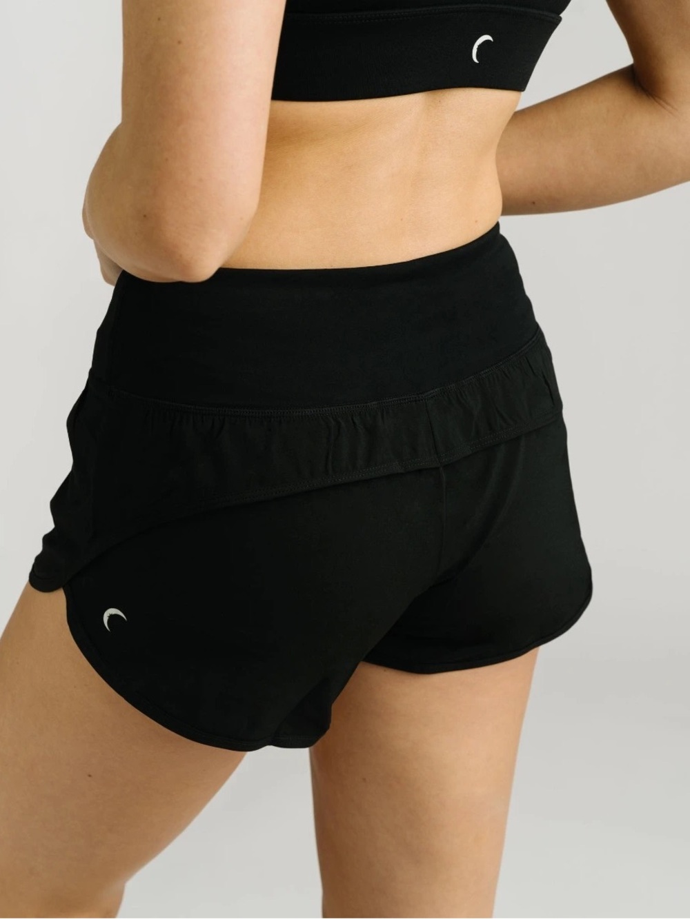 Zyia Active Black Trainer Shorts - M